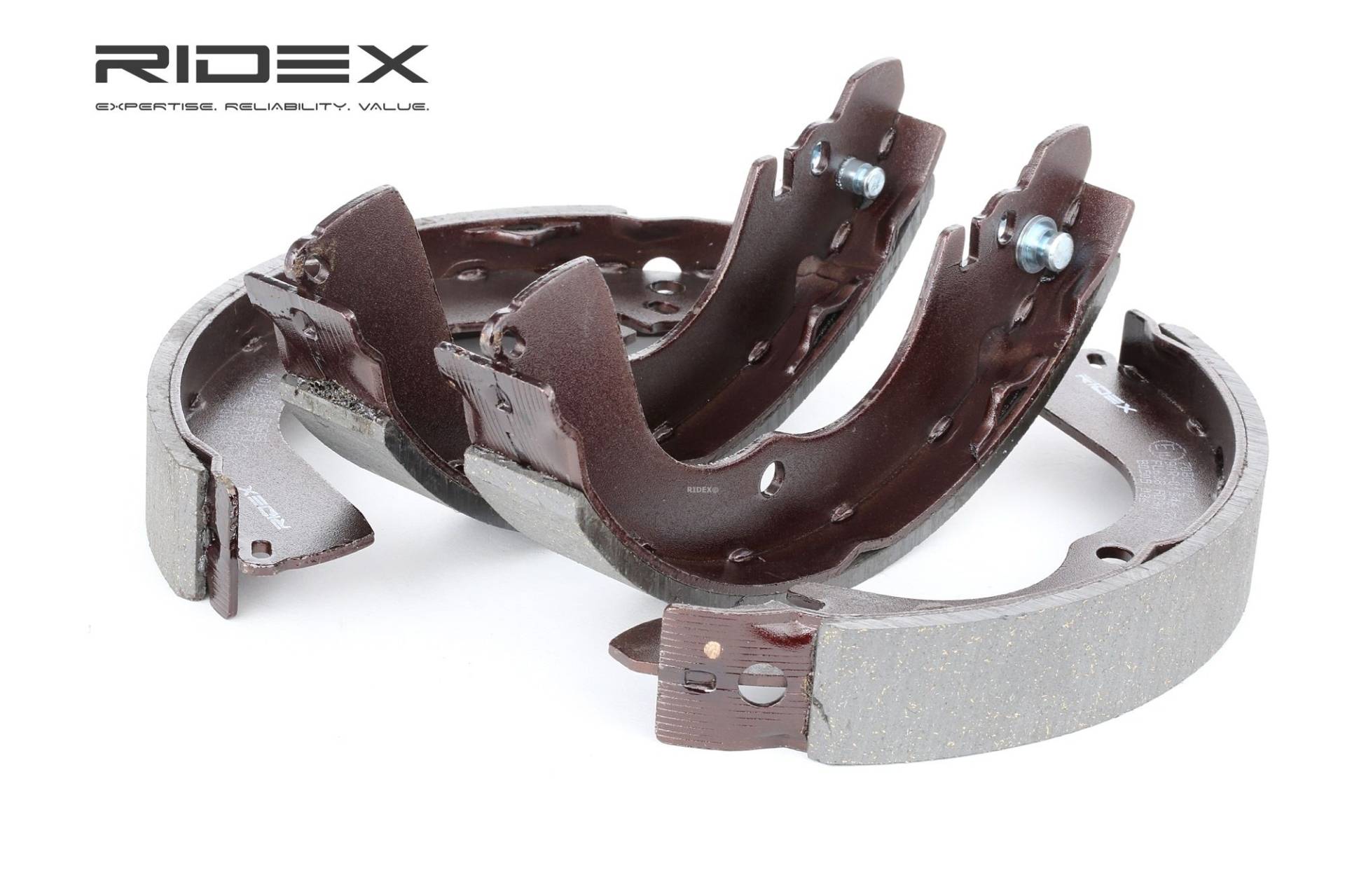 RIDEX Bremsbacken NISSAN,MITSUBISHI 70B0102 MR449683,MR476000,MR586653 Trommelbremsbacken,Bremsbackensatz MR249576,MR249577,MR376699,MR449682,4800A092 von RIDEX