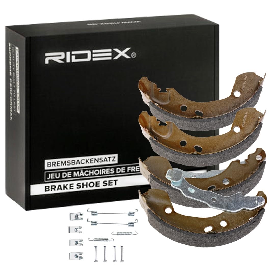 RIDEX Bremsbackensatz 70B1839 Hinten 208mm 38mm von RIDEX