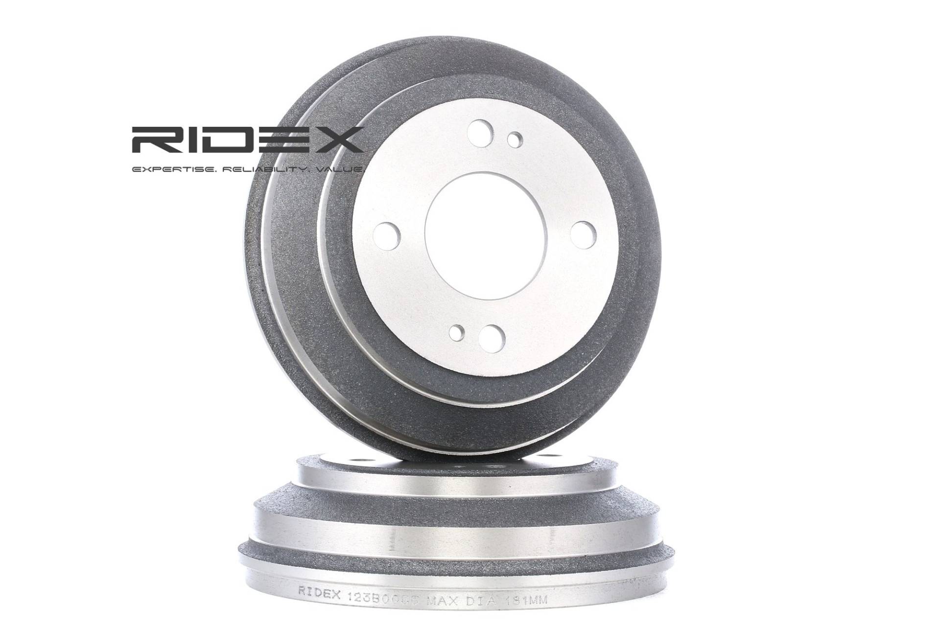 RIDEX Bremstrommel HONDA,ROVER 123B0055 42610SB2000,42610SB2010,42610SB2760 42610SB2761,DBP3798,DBP7508,DPB3798,GDB115 von RIDEX