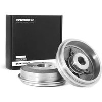 RIDEX Bremstrommel Hinterachse 123B0018  PEUGEOT,CITROËN,MEGA,106 II Schrägheck (1A_, 1C_),106 I (1A, 1C),106 II Kasten / Schrägheck (1S_) von RIDEX