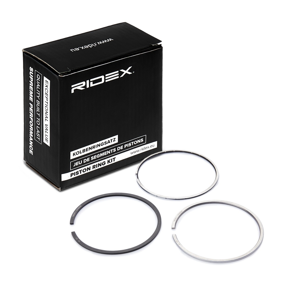 RIDEX Kolbenringsatz FORD,FIAT,PEUGEOT 444P0040 T207512 von RIDEX