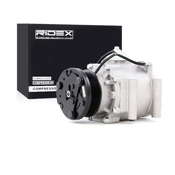 RIDEX Kompressor FORD 447K0085 1S7H19D629CE,4124546,98AW19D629AA Klimakompressor,Klimaanlage Kompressor,Kompressor, Klimaanlage 1575685,1S7H19497AB von RIDEX