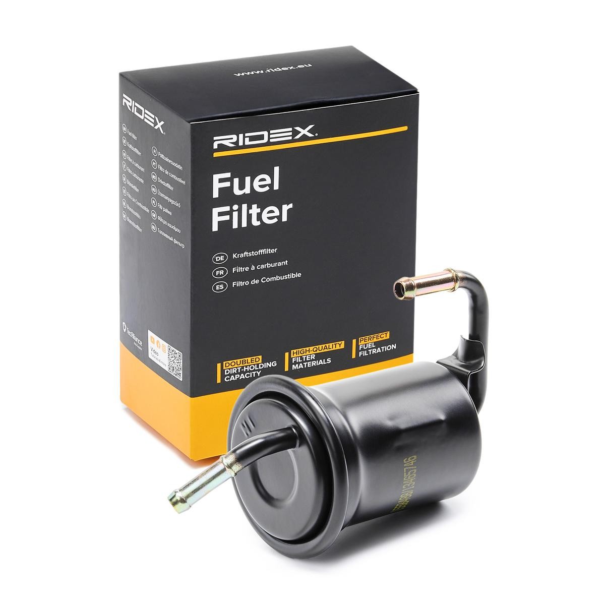 RIDEX Kraftstofffilter MAZDA 9F0186 B6YP20490,25175549,OK79023603B Leitungsfilter,Spritfilter B61P20490,B6YP13480 von RIDEX