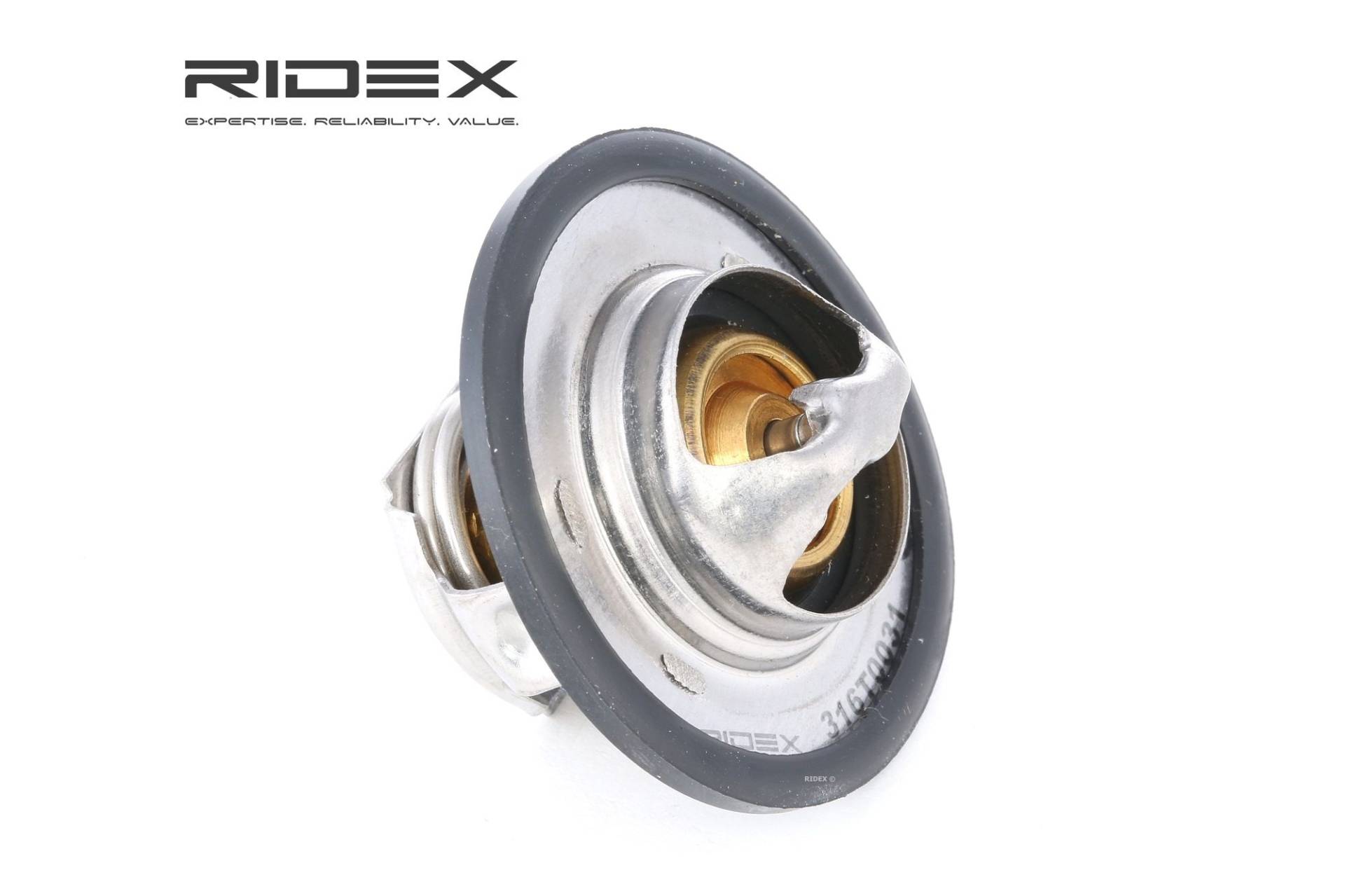 RIDEX Kühlwasserthermostat OPEL,RENAULT,CITROËN 316T0031 7700872554,2120000Q0B,04434460 4408334,6001543366,095519566,4434460,7700272554,8200479402 von RIDEX