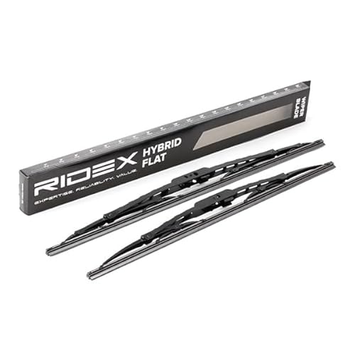 RIDEX Scheibenwischer Set Wischerblätter Set ohne Spoiler Frontscheibenwischer Vorne Wischblattausführung: Standard Länge 1: 500mm Länge 2: 450mm 298W0089 von RIDEX