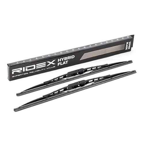 RIDEX Scheibenwischer Set Wischerblätter Satz ohne Spoiler Frontscheibenwischer Vorne Wischblattausführung: Standard Länge 1: 480mm Länge 2: 480mm 298W0033 von RIDEX