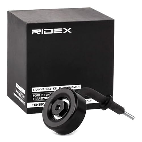 RIDEX 310T0042 Spannrolle Keilrippenriemen Hinten, Links, mitte, Vorne 70mm 26mm Metall von RIDEX