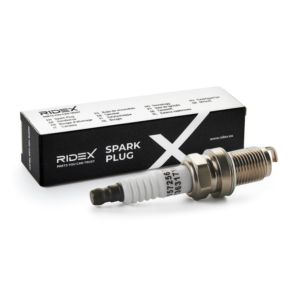 RIDEX Zündkerze VW,AUDI,MERCEDES-BENZ 686S0029 1214029,BY482BKR6E,MZ602075 Zündkerzen,Kerzen,Zuendkerzen B240100QAA von RIDEX