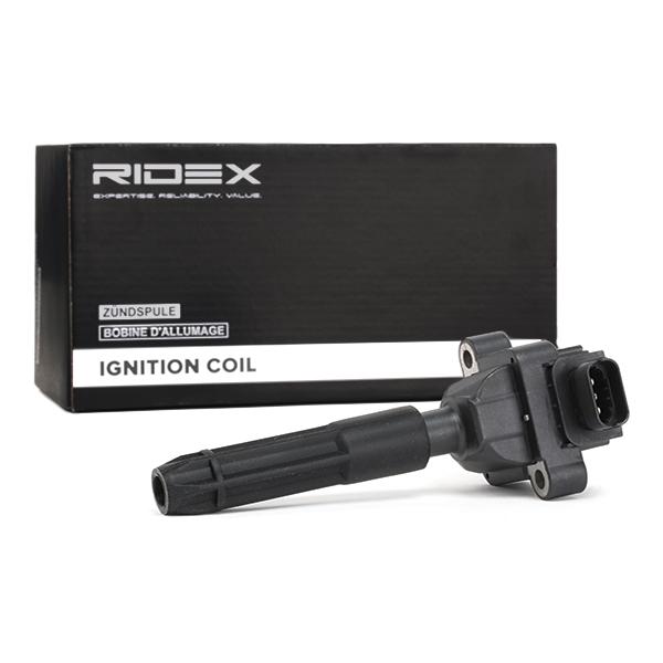 RIDEX Zündspule MERCEDES-BENZ 689C0227 0001501780,0001502880,A0001501780 Einzelzündspule A0001502880 von RIDEX