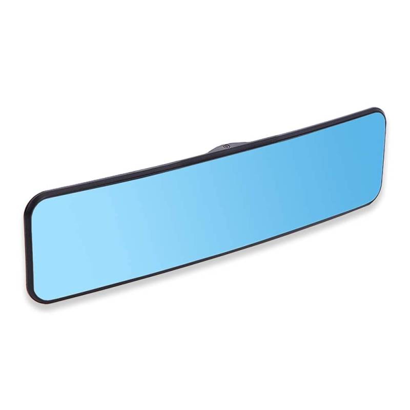 SkycropHD Anti Glare Rear View Mirror for Car, Clip on Wide Angle Rearview Mirror Eliminate Blind Spots – Convex, Blue von SkycropHD