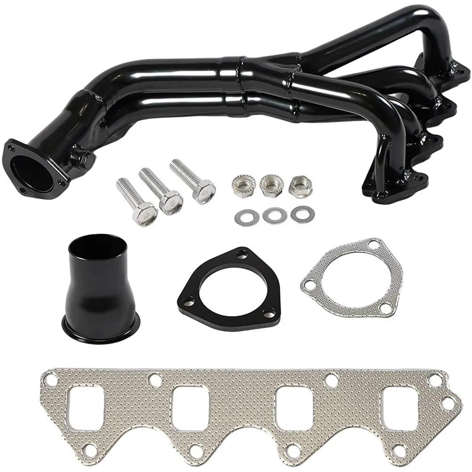 Endrohr Abgasrohr Für Suzuki Für Samurai Für Sidekick Für Geo Für Tracker 1986 1987 1988 1989 1990 1994 1992 1993 1994 1995 1996 1.3L/1.6L Auspuffkrümmer Auspuff Schwanzrohr(Schwarz) von RIJPEX