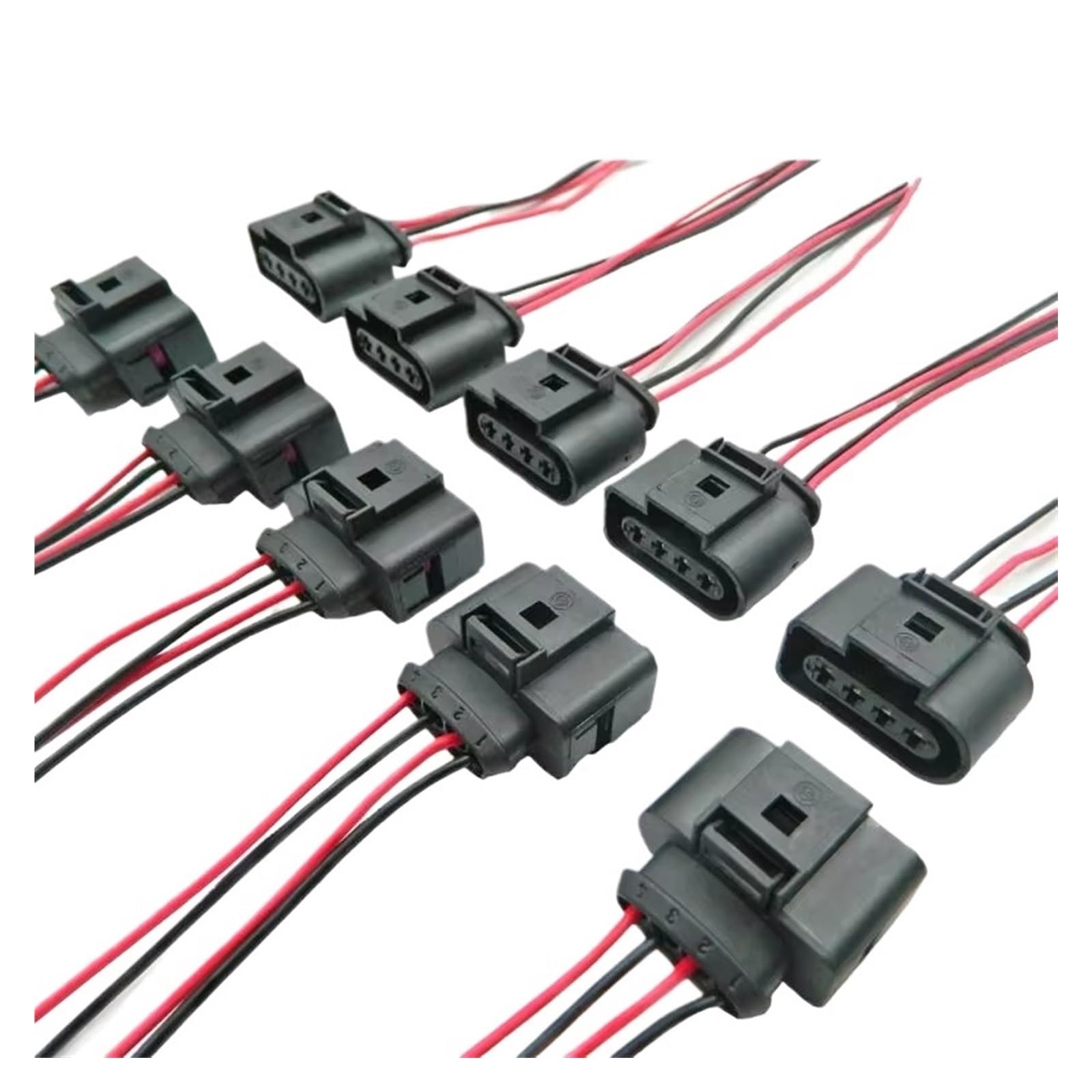 Zündspule Reparatur des Zündspulensteckers Kabelbaumstecker 1J0973724 Für Jetta Für Golf Für Passat Für Tiguan CC Für A3/4/5/6/7/8 TT Q3/5 R8 Motorrad Zündungen(10 Piece) von RIJPEX