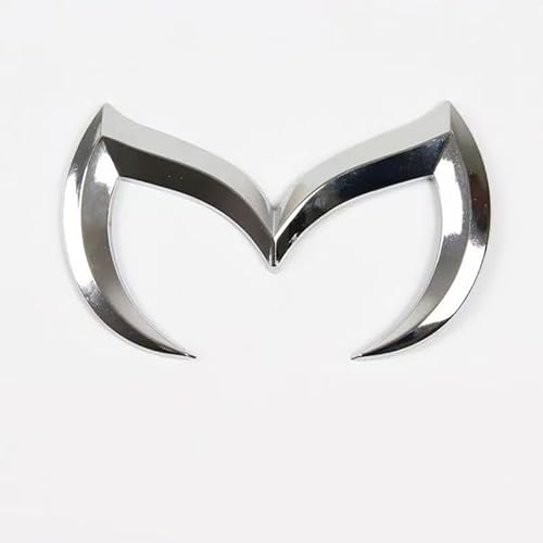 Auto Emblem für Mazda MX-5 NB, Motorhaube und Kofferraum Emblem Aufkleber Abzeichen Logo Selbstklebende Metall Ersatz Dekoration Styling Zubehör,B von RIKCAT