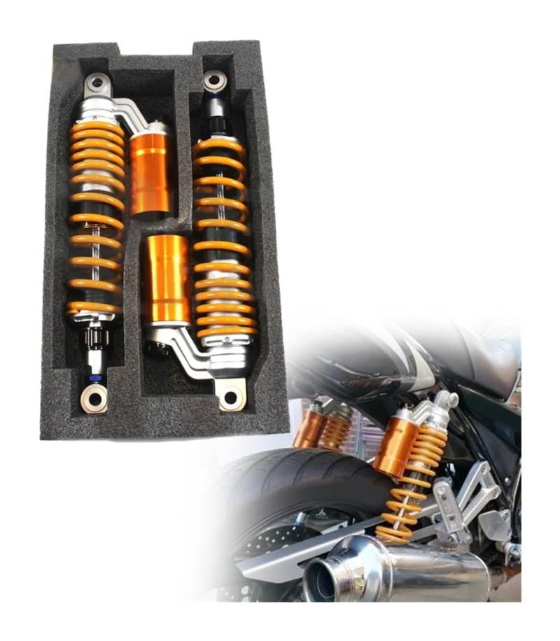 Federstoßdämpfer Für CB1000 Für SuperFour 1992-1995 Motorrad Einstellbare Stickstoff Aufgeladen Hinten Air Stoßdämpfer Motorrad Stoßdämpfer(1 Pair) von RINKTEEA