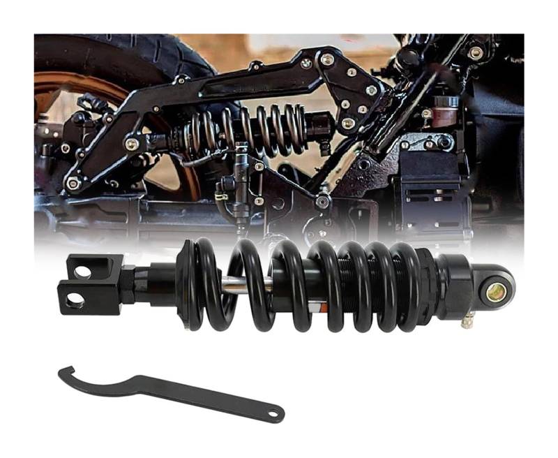 Federstoßdämpfer Für K75 K100 K1100 Geändert Eingestellt Dämpfung Hilfsrahmen Suspension Sitz Motorrad Hinten Stoßdämpfer Halterung Pro-link Kit(Rear Shock) von RINKTEEA