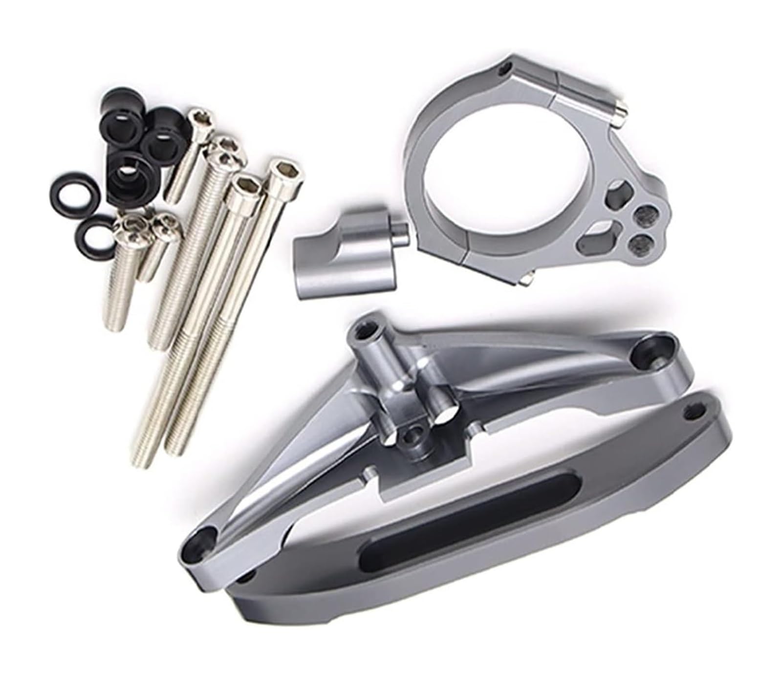 Federstoßdämpfer Für Y&amaha FZ1 Für FAZER FZ1-N 2006-2015 Motorrad Lenkung Stabilisator Mount Kit Einstellbare Stoßdämpfer Halterung Zubehör(15) von RINKTEEA