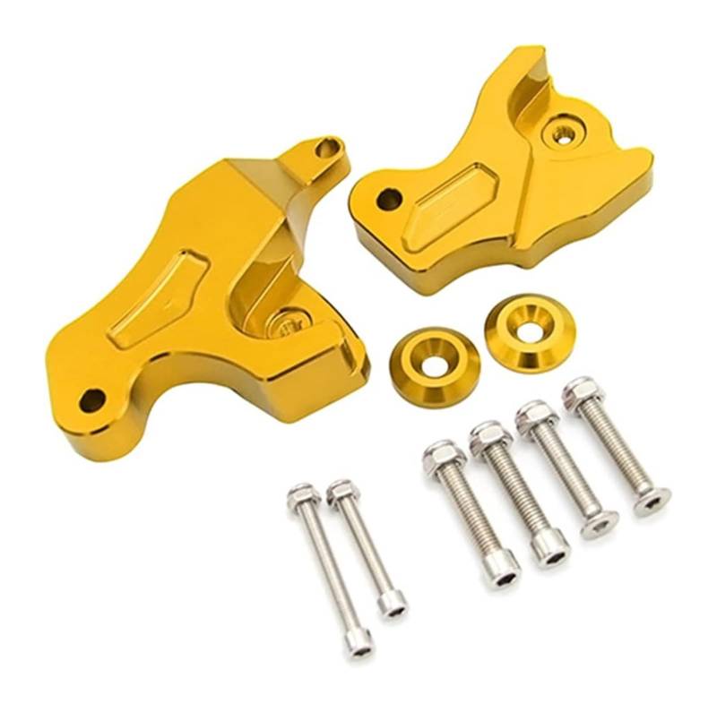 Federstoßdämpfer Für Y&amaha Xmax X-MAX 250 300 400 NVX Für Aerox 155 125 Motorrad CNC Hinten Suspension Stoßdämpfer Einstellbare Halterung(Xmax Gold) von RINKTEEA