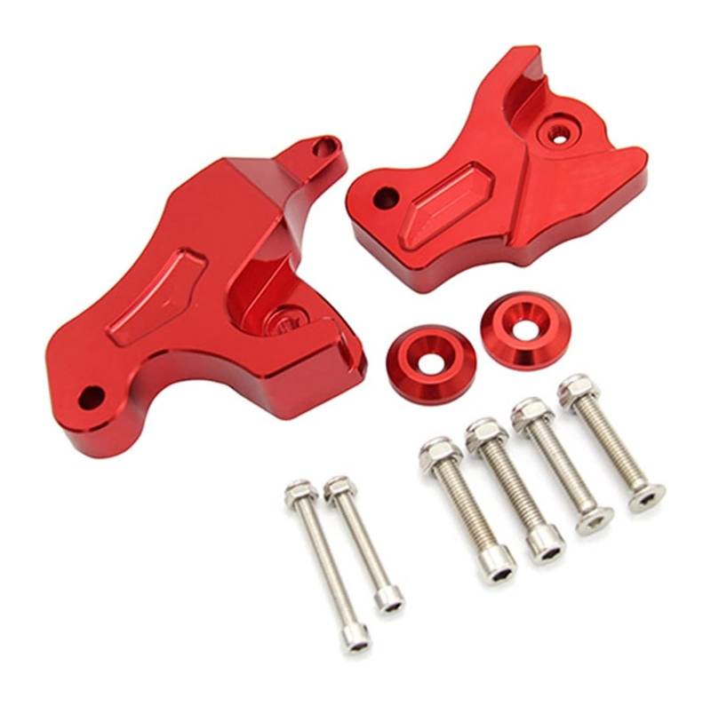 Federstoßdämpfer Für Y&amaha Xmax X-MAX 250 300 400 NVX Für Aerox 155 125 Motorrad CNC Hinten Suspension Stoßdämpfer Einstellbare Halterung(Xmax Red) von RINKTEEA