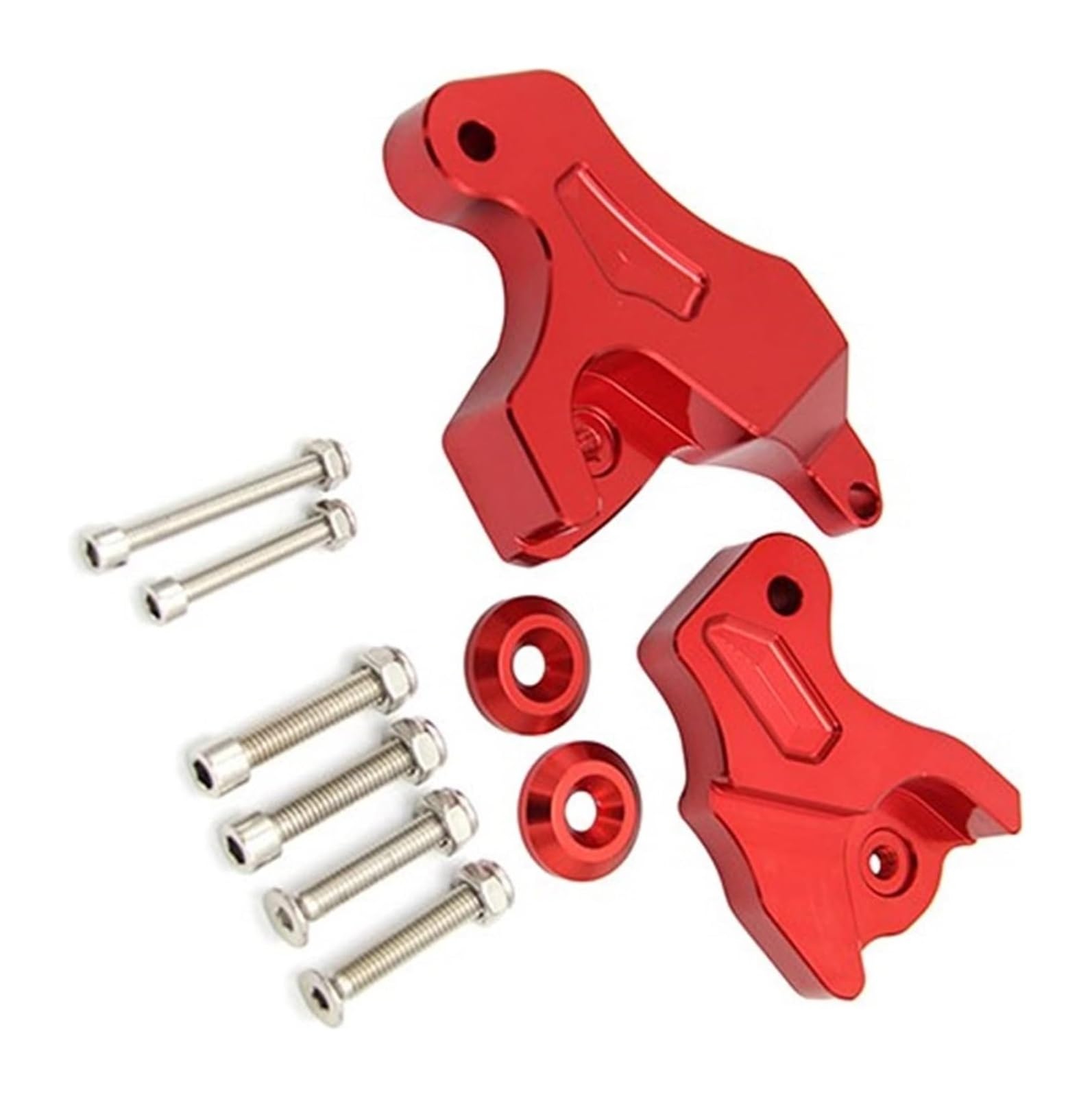 Federstoßdämpfer Für Y&amaha Xmax X-MAX 250 300 400 NVX Für Aerox 155 125 Motorrad CNC Hinten Suspension Stoßdämpfer Einstellbare Halterung(Xmax Red) von RINKTEEA