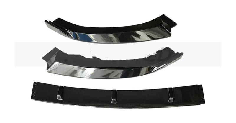 Front Spoiler Lippe Für A3 8V Standard 2014-2016 Splitter Frontstoßstange Lip Spoiler Diffusor Schutz Zierleisten Frontspoiler Auto Frontstoßstangensplitter(Bright Black) von RINKTEEA