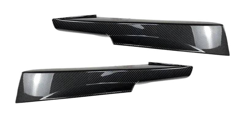 Front Spoiler Lippe Für B&MW 3 Serie E90 E91 Sport Für Pre-LCI 2009-2012 320i 330i Body Kits Auto Vordere Stoßstange Lip Spoiler Diffusor Splitter(Carbon Look A) von RINKTEEA