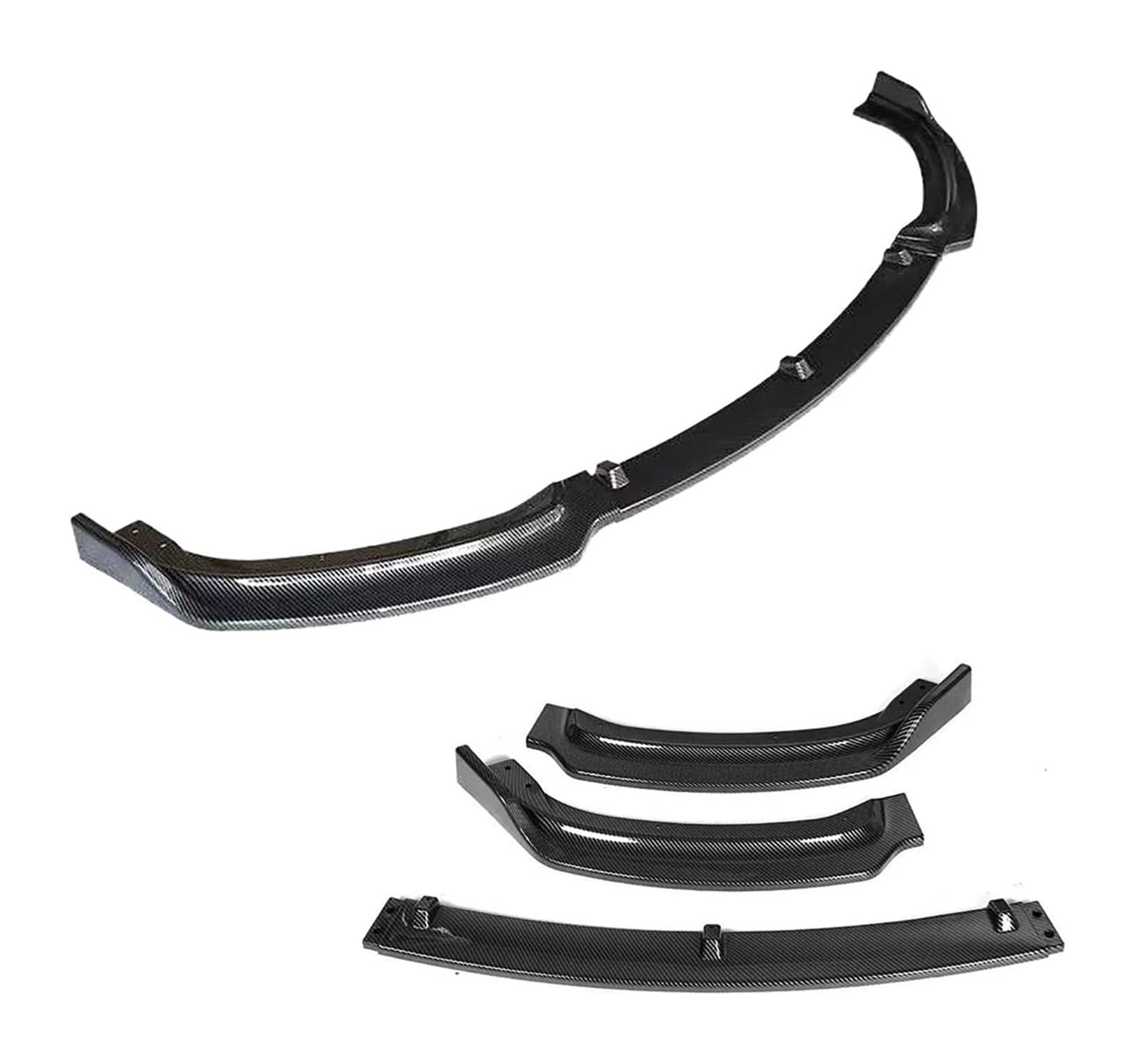 Front Spoiler Lippe Für B&MW 3er F30 F35 Standard 2012–2019 Frontstoßstangenlippe Kinnspoiler Kohlefaser-Look Frontdiffusor von RINKTEEA