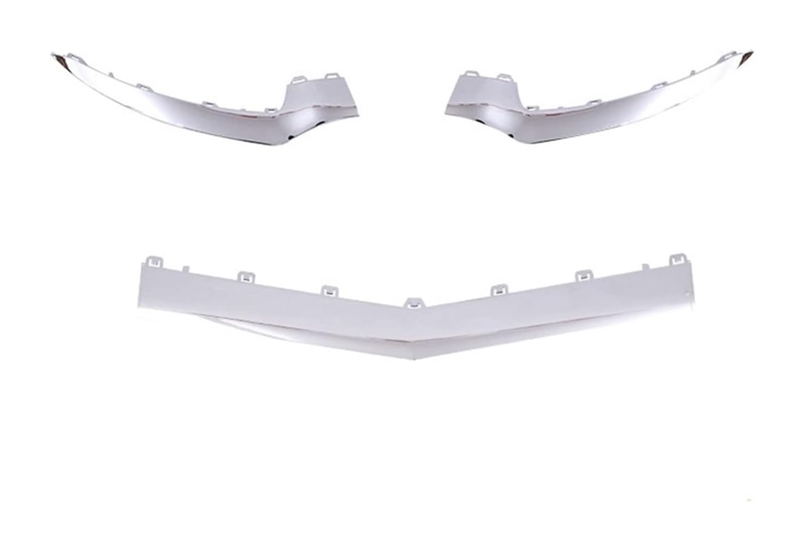 Front Spoiler Lippe Für B&enz E Klasse Klass W207 C207 Coupe Frontstoßstange Spoiler Chrom Chrom Lip Diffusor A2078850874 A2078850774 A2078850974(Silvery) von RINKTEEA