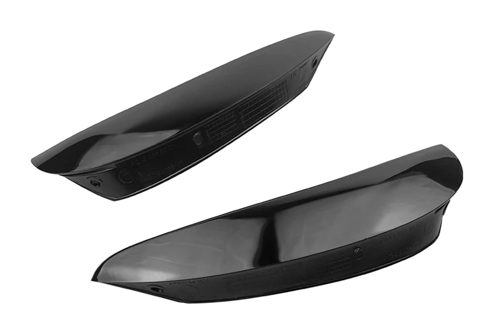 Front Spoiler Lippe Für B&enz W213 C238 E180 E200 E220 E250 E300 E43 E53 AMG 2016-2019 Frontstoßstange Spoiler Air Vent Trim Cover Frontspoiler(Glossy Black) von RINKTEEA