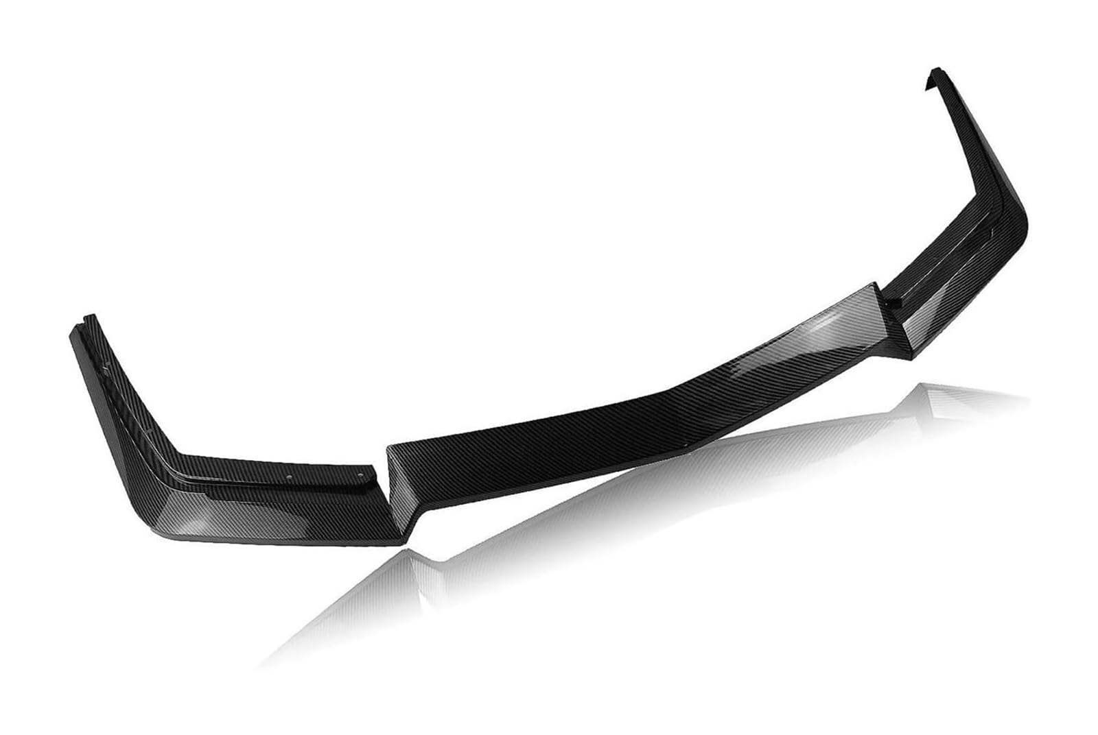 Front Spoiler Lippe Für Cadillac Für CTS-V 2009-2015 Unterer Splitter Kit Frontschürze Spoiler Lip Splitter Spoiler Auto Front Spoiler(Carbon Fiber Look) von RINKTEEA