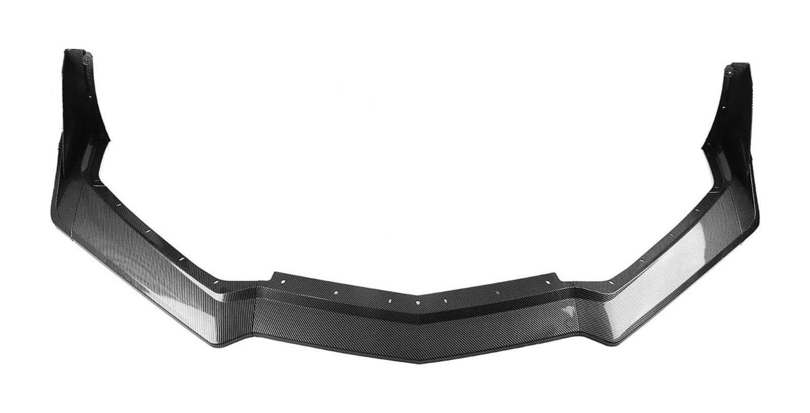 Front Spoiler Lippe Für Corvette C8 Alle Modelle 2020-2024 2 Tür C8 Z51 Für STG Für Stingray Frontschürze Spoiler Lip Splitter(Carbon Fiber Look) von RINKTEEA