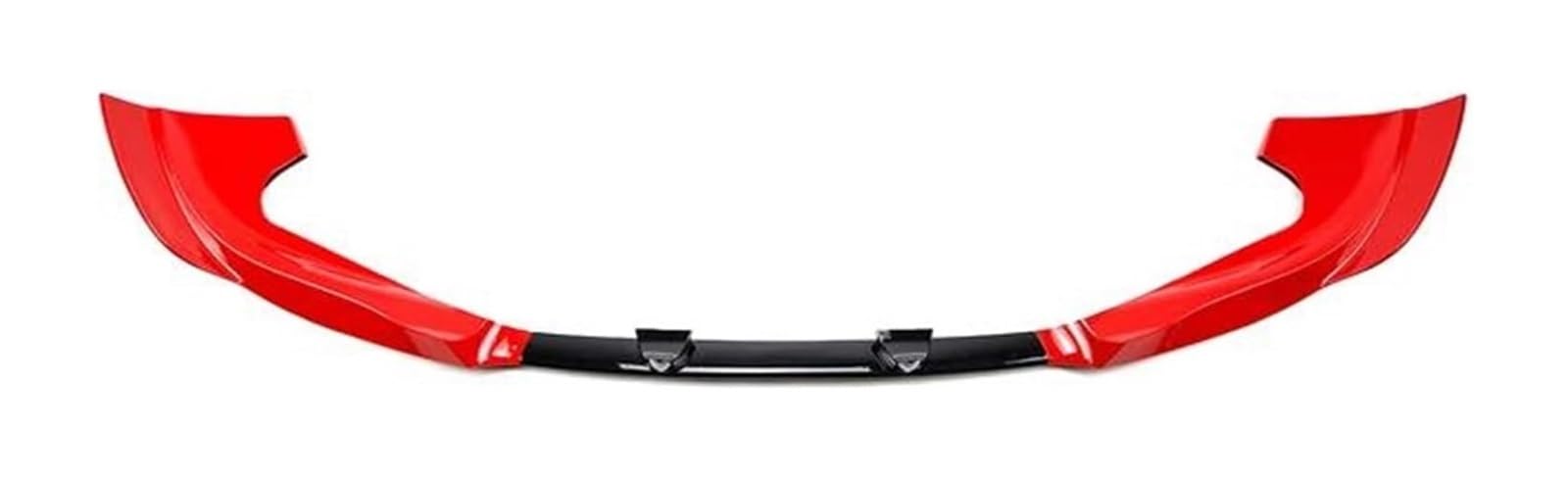 Front Spoiler Lippe Für Grand Für Cherokee Für SRT SRT8 2012-2016 Auto Front Lip Splitter Auto Front Spoiler(Red Black) von RINKTEEA