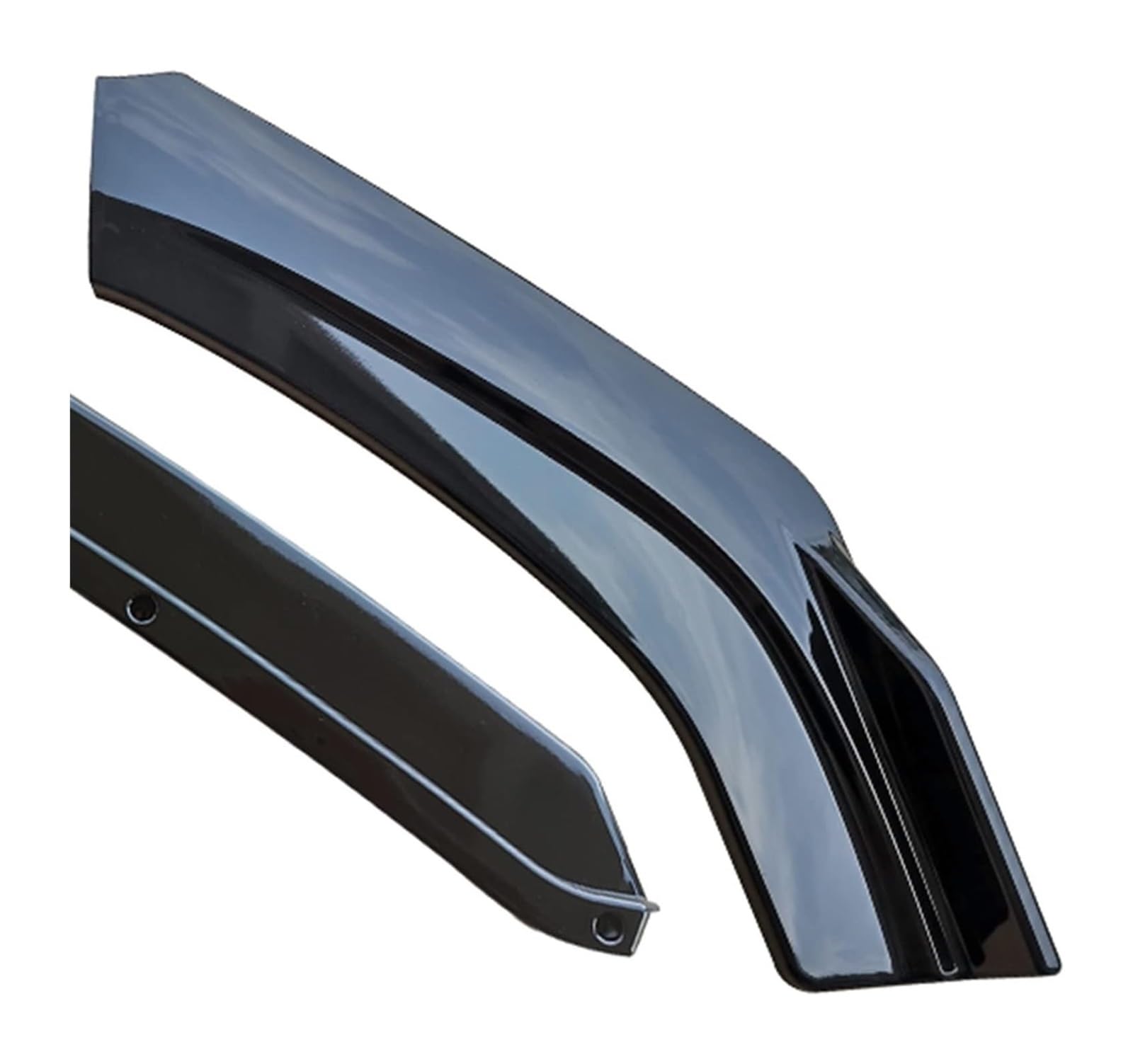 Front Spoiler Lippe Für Hyundai Für Elantra 2012-2015 Frontschürze Spoiler Schutz Platte Lip Body Kit Oberfläche Kinn Schaufel Auto Hinten Spoiler(All Gloss Black) von RINKTEEA