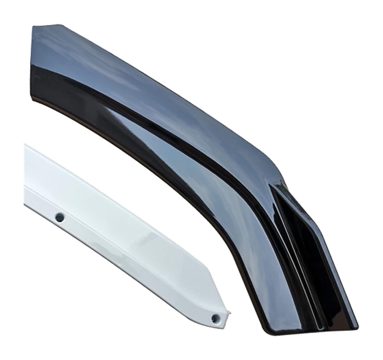 Front Spoiler Lippe Für Hyundai Für Elantra 2012-2015 Frontschürze Spoiler Schutz Platte Lip Body Kit Oberfläche Kinn Schaufel Auto Hinten Spoiler(Gloss Black-white) von RINKTEEA