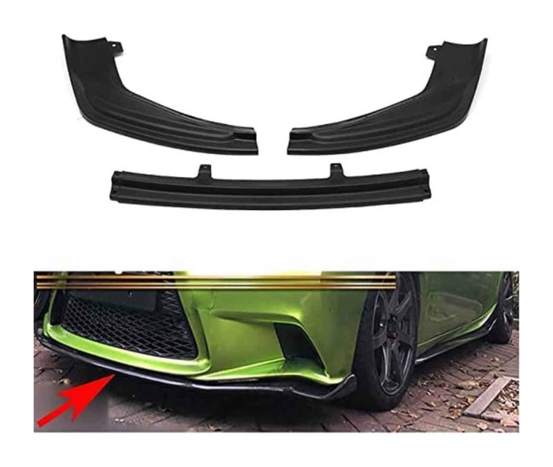 Front Spoiler Lippe Für IS250 IS350 IS300 F-Sport 2014–2016 Frontstoßstange Lippe Kinnspoiler Karbonfaser-Look Frontdiffusor Diffusor Normal-C Mattschwarz(CMatteBlack) von RINKTEEA