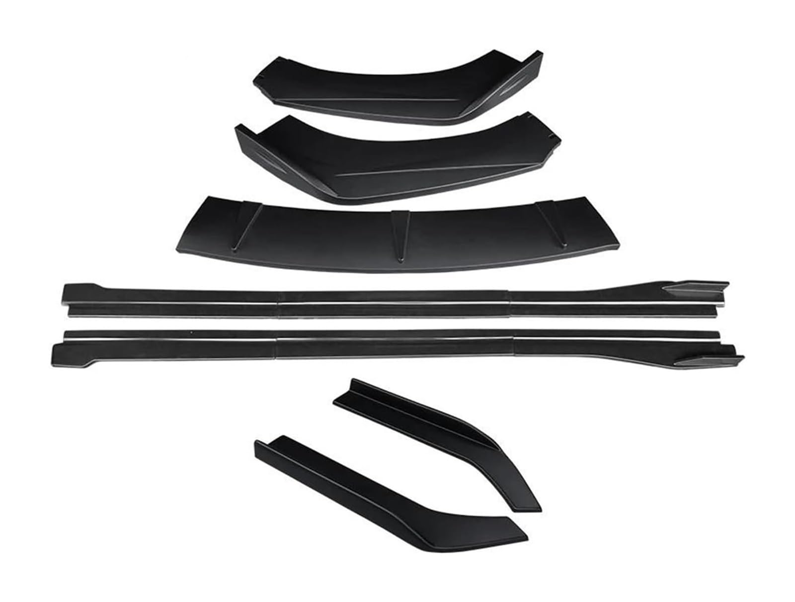 Front Spoiler Lippe Für Magotan B7 2012-2016 Auto Vordere Stoßstange Lip Body Kit Kinn Spoiler Schutz Seitenschweller Erweiterungen Hinten Wrap Winkel Seite Schritt Rock(B) von RINKTEEA