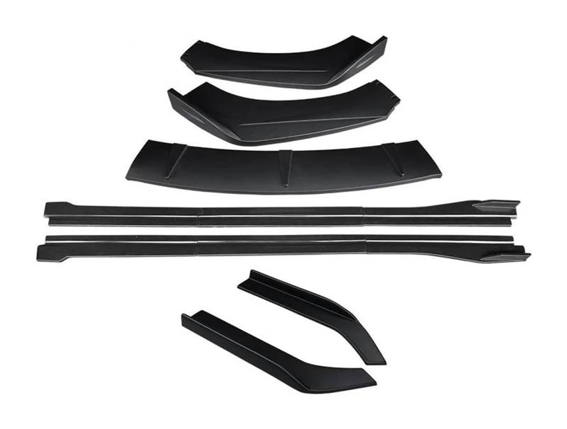 Front Spoiler Lippe Für Magotan B7 2012-2016 Auto Vordere Stoßstange Lip Body Kit Kinn Spoiler Schutz Seitenschweller Erweiterungen Hinten Wrap Winkel Seite Schritt Rock(B) von RINKTEEA