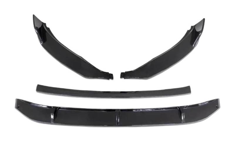 Front Spoiler Lippe Für VW Für p&assat B8 2017-2019 Frontschürze Lippe Kinn Spoiler Splitter Diffusor Bodykit Schutz Schutz Deflektor(Glossy Black) von RINKTEEA