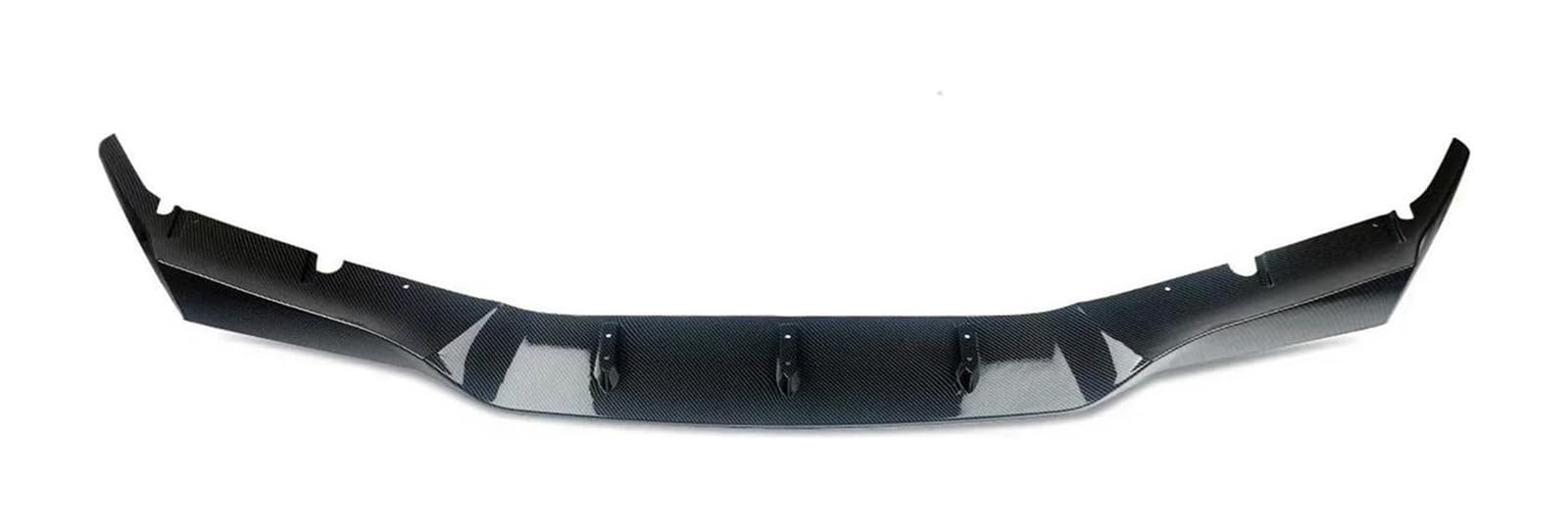 Front Spoiler Lippe Nur Für B&MW 5 Series F90 M5 2017–2020 Frontstoßstangen-Lippensplitter Glänzend Schwarz Lackiert Splitter-Spoiler Auto-Frontspoiler(Carbon Fiber Look) von RINKTEEA