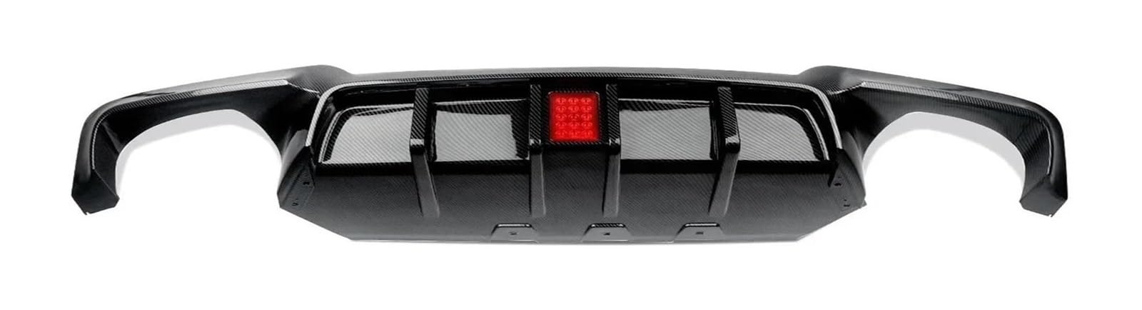 Heckspoiler Lippe Für B&MW 5er F10 Stoßstange 2010–2016 Heckdiffusor Mit Licht Autospoiler Heckspoiler von RINKTEEA