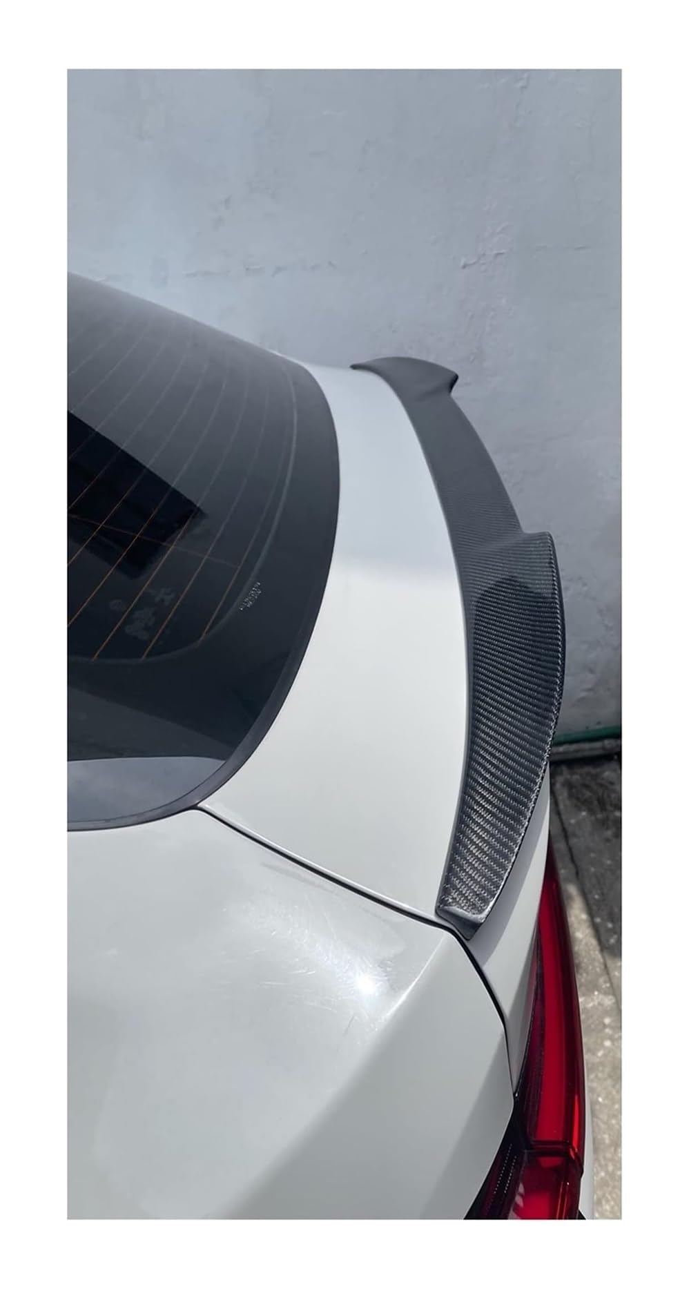 Heckspoiler Lippe Für B&MW G02 X4 2019 Carbon Fiber Hinten Dach Spoiler Hinten Stamm Schwanz Flügel Dekoration Auto Zubehör von RINKTEEA