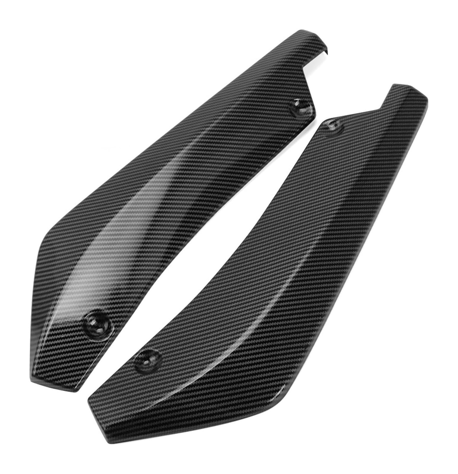 Heckspoiler Lippe Für F&ord Für Fiesta Für Focus Für Mondeo Für Ecosport Für Kuga Für Focus ST Auto Hintere Stoßstange Lip Spoiler Diffusor(Carbon texture) von RINKTEEA