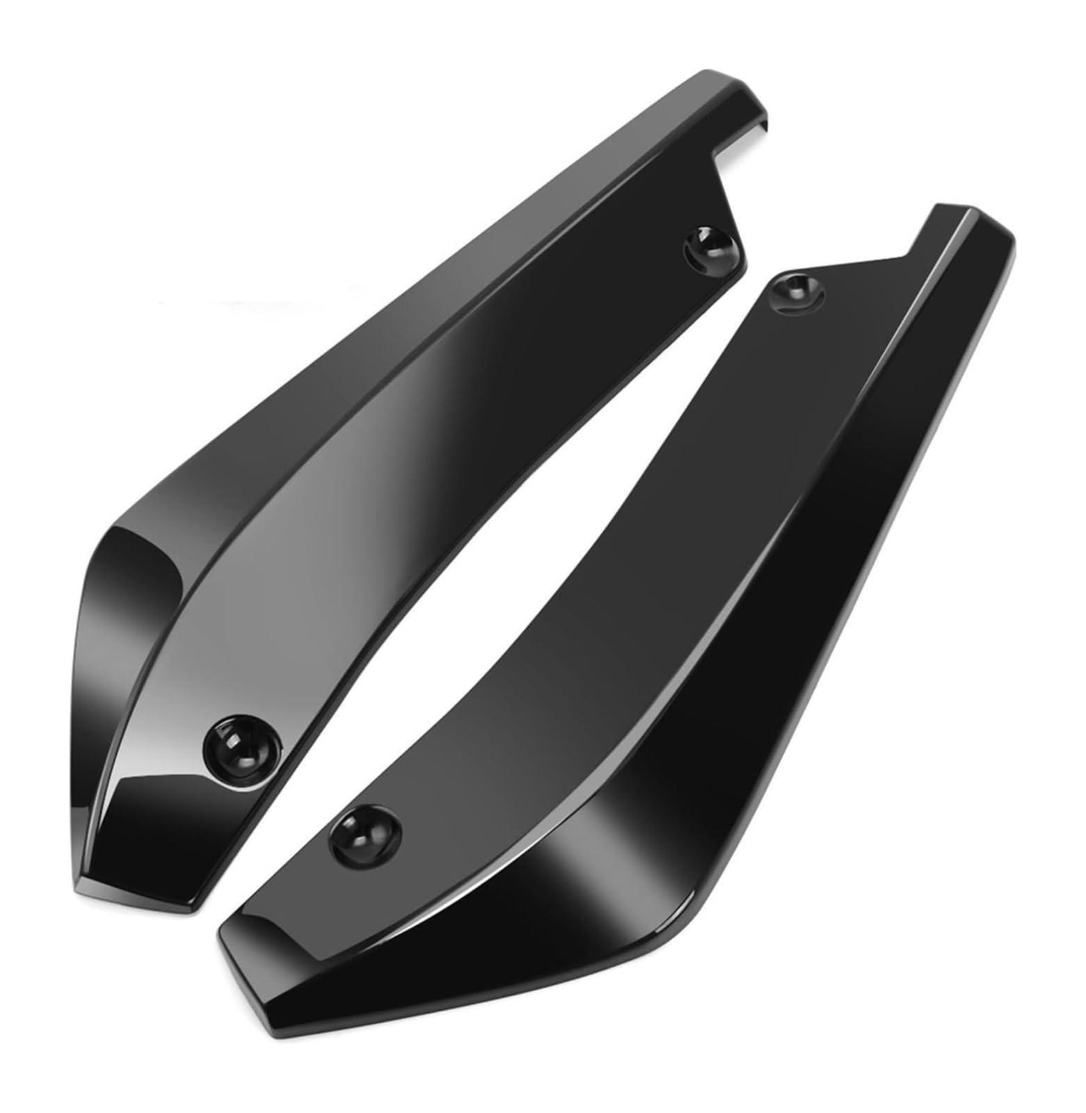 Heckspoiler Lippe Für F&ord Für Fiesta Für Focus Für Mondeo Für Ecosport Für Kuga Für Focus ST Auto Hintere Stoßstange Lip Spoiler Diffusor(Schwarz) von RINKTEEA