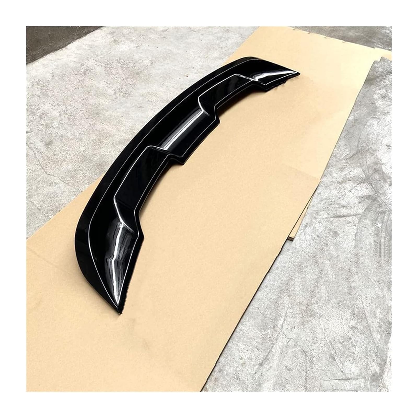 Heckspoiler Lippe Für F&ord Für Mustang Für Shelby GT500 2015-2020 ABS Auto Hinten Trunk Lip Spoiler Heckklappe Heckflügel Körper Kit(Gloosy BLACK) von RINKTEEA