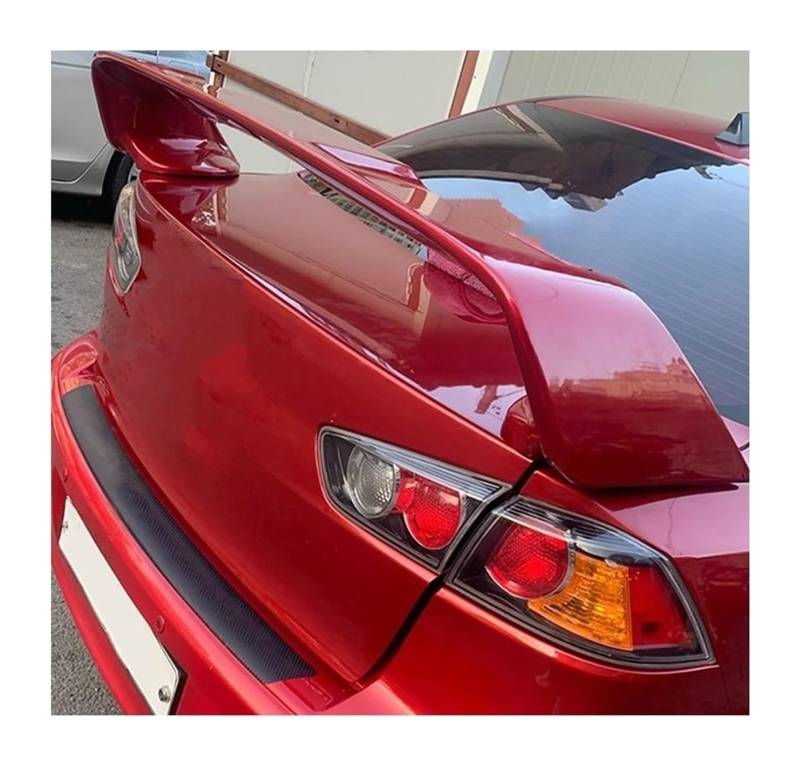 Heckspoiler Lippe Für M&ITSUBISHI Für Lancer EVO 2010-2014 Auto Heckspoiler Schwanz Flügel Auto Hinten Stamm Spoiler Lippe Flügel Schwanz Flügel Dekoration(All red) von RINKTEEA