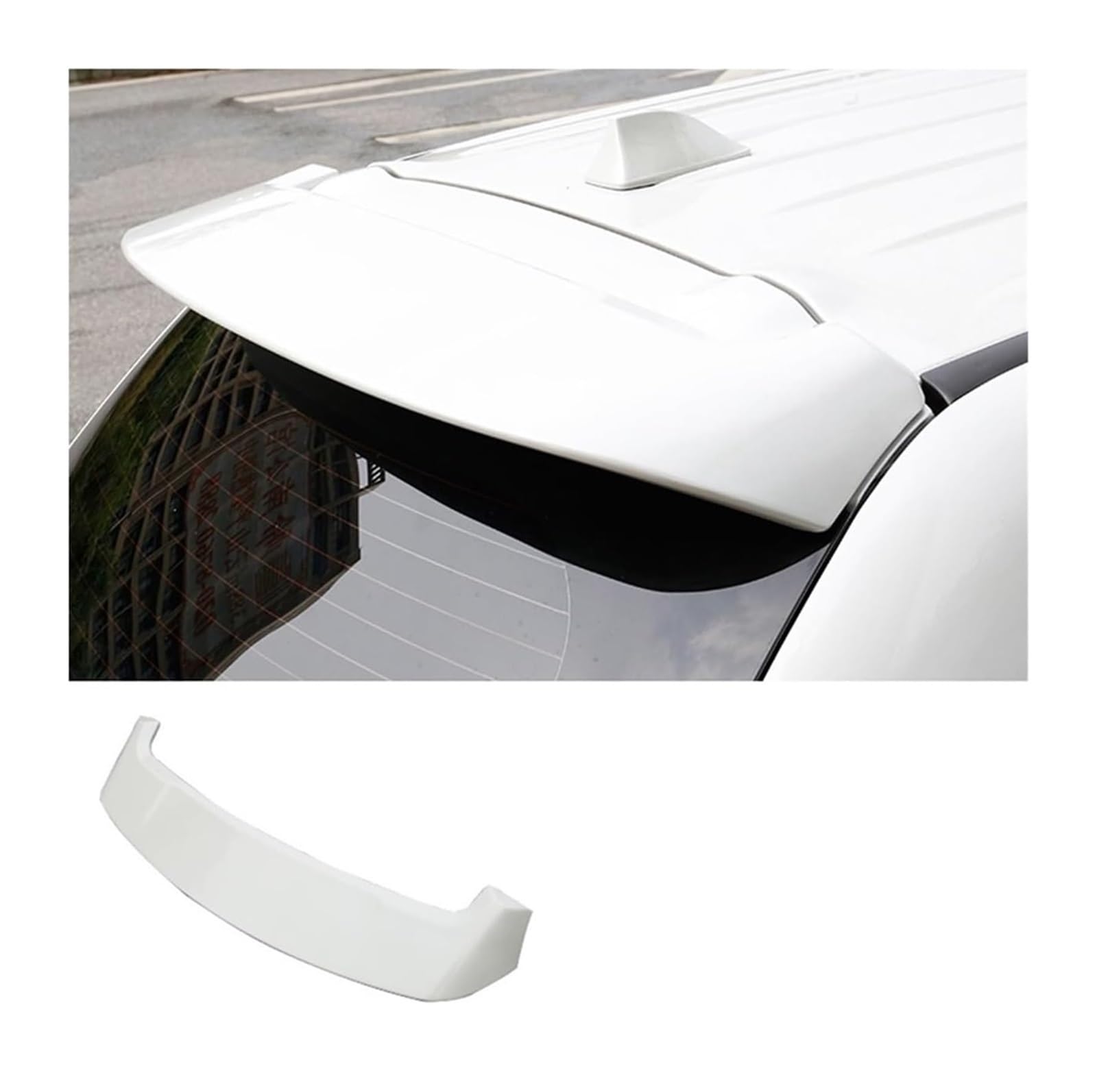 Heckspoiler Lippe Für M&ITSUBISHI Für Outlander 2013-2020 Auto Heckspoiler Schwanz Flügel Hinten Stamm Spoiler Auto Schwanz Flügel Dekoration Heckspoiler(Pearl white) von RINKTEEA