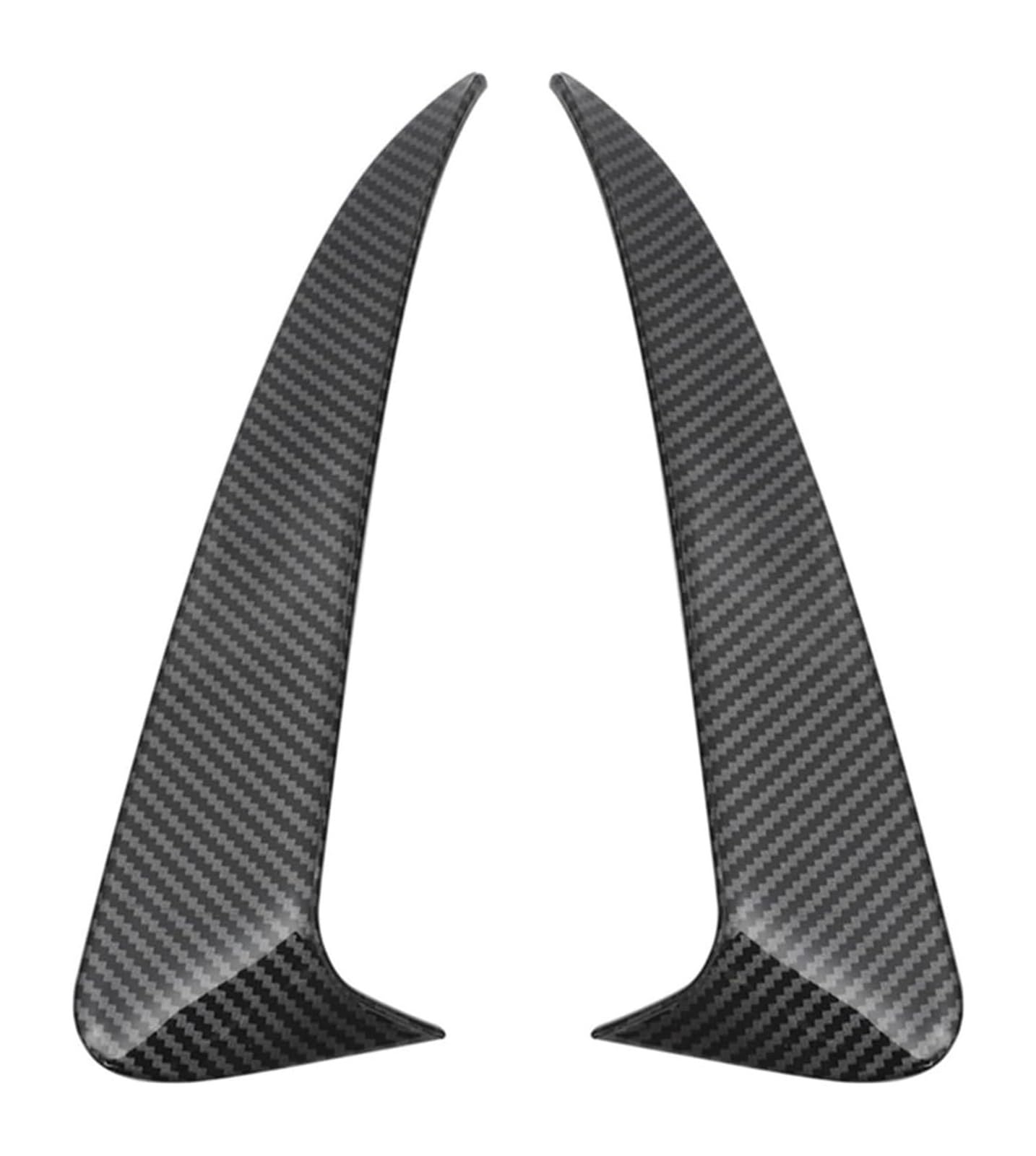 Heckspoiler Lippe Für M&ercedes Für B&enz C-Klasse W205 C43 C63 AMG 2014-2019 Auto Heckstoßstange Splitter Spoiler Air Vent Cover(Carbon texture) von RINKTEEA