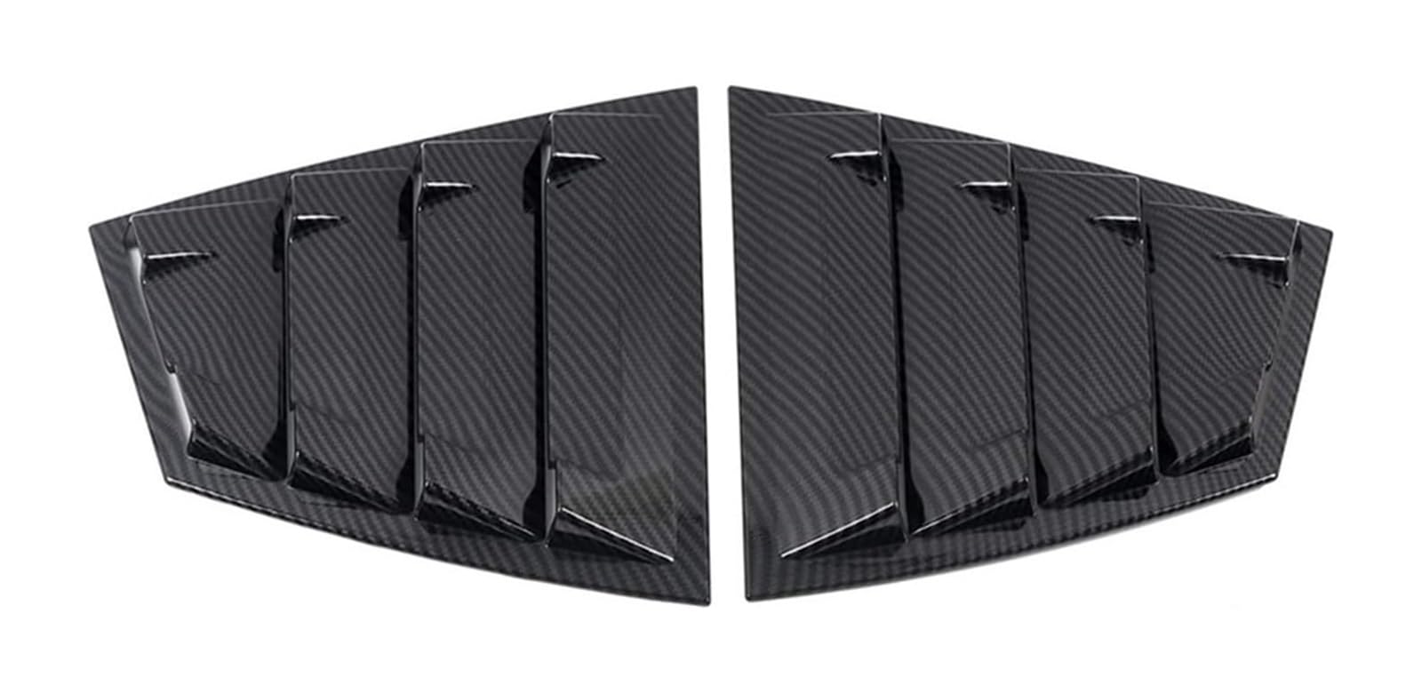 Heckspoiler Lippe Für Subaru Für WRX STi 2015-2021 Hinten Seite Vent Viertel Fenster Jalousie Abdeckung Aufkleber Zubehör Auto Heckspoiler Schwanz Flügel(Carbon texture) von RINKTEEA