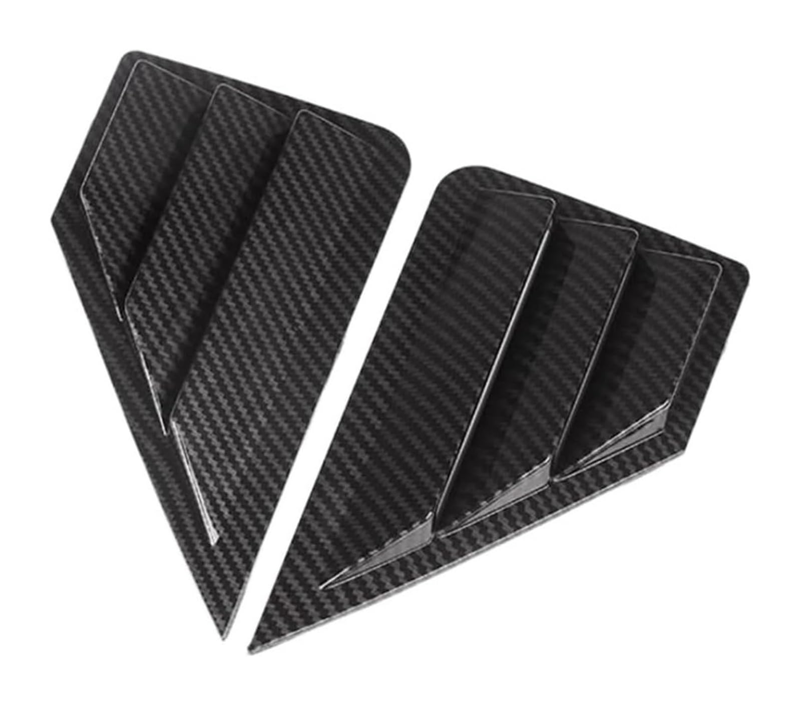 Heckspoiler Lippe Für T&oyota Für CHR Für C-HR 2016-2021 Auto Heckspoiler Schwanz Flügel 2 Stücke Hinten Fenster Jalousie Shutter Panel Seite Vent Abdeckung Trim(Carbon texture) von RINKTEEA