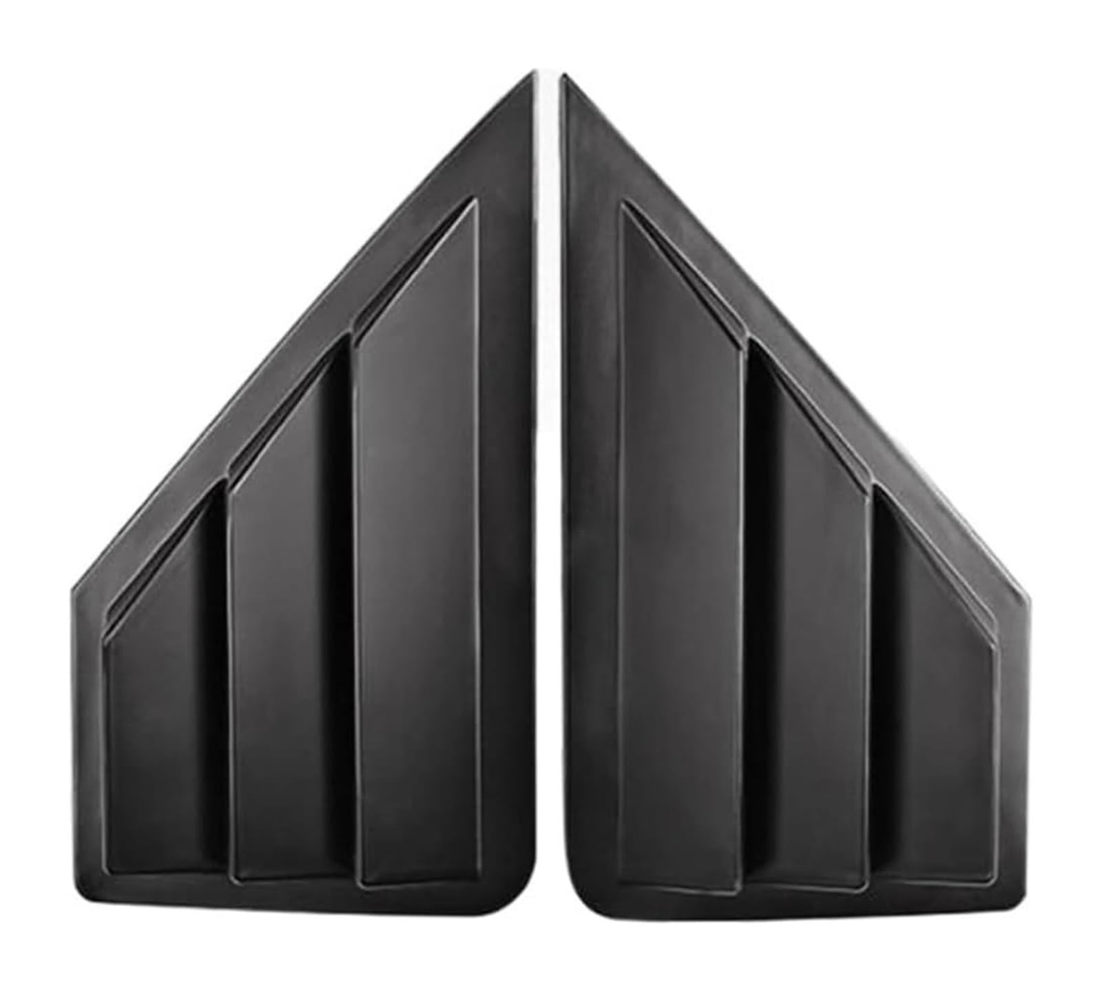 Heckspoiler Lippe Für T&oyota Für CHR Für C-HR 2016-2021 Auto Heckspoiler Schwanz Flügel 2 Stücke Hinten Fenster Jalousie Shutter Panel Seite Vent Abdeckung Trim(Schwarz) von RINKTEEA