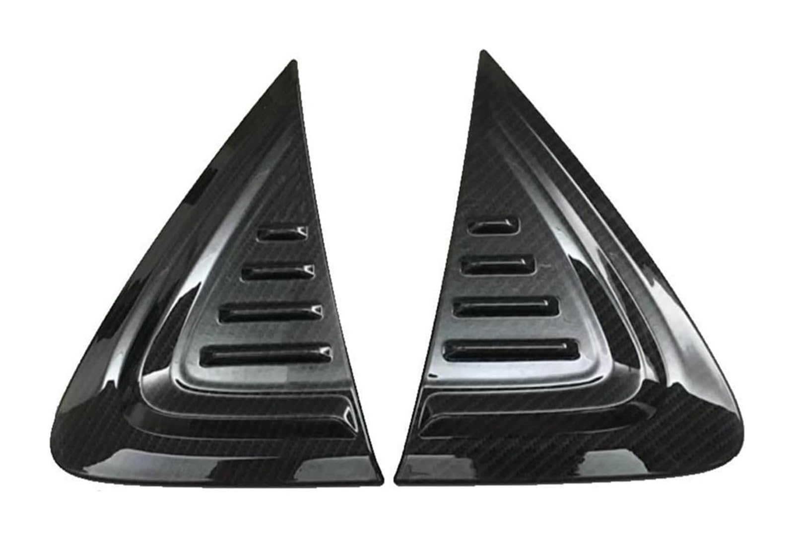 Heckspoiler Lippe Für T&oyota Für CHR Für C-HR 2017-2021 2 Stücke Auto Seite Fender Air Vents Panel Trim Abdeckung Stick Auto Heckspoiler Schwanz Flügel(Carbon texture) von RINKTEEA